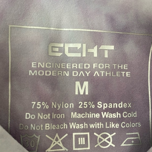 Purple/Lavender Echt tyedye workout pants - Picture 3 of 3